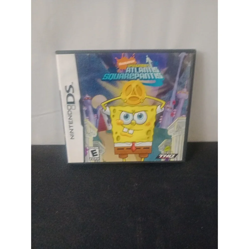 SpongeBob's Atlantis SquarePantis (Nintendo DS, 2007) CIB w/ Manual - Tested